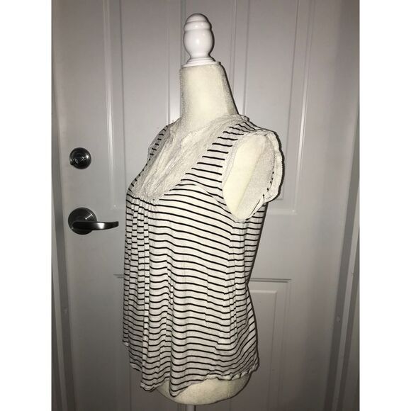 GAP Stripe Blouse Shirt Tank Top Size XS X-Small - Picture 3 of 5